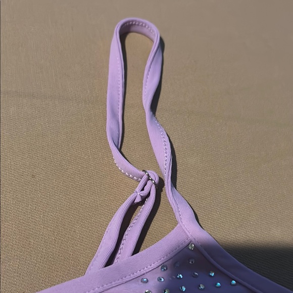 Purple Rhinestone Women's Intimate Set - Picture 6 of 8